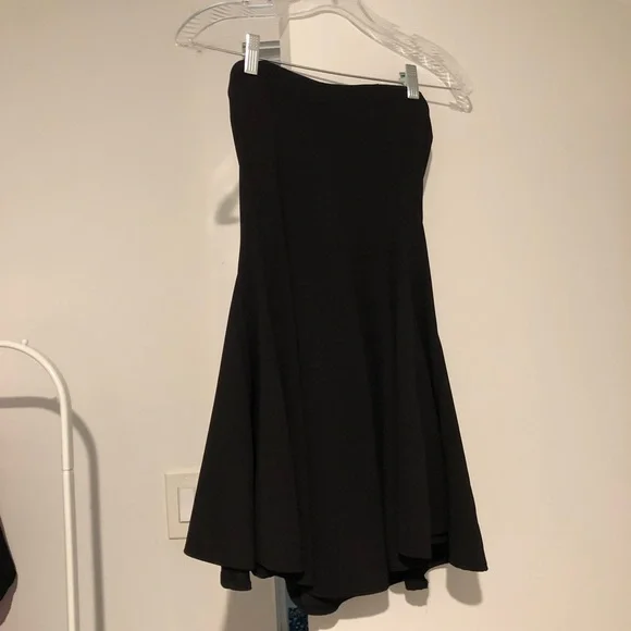 Strapless Black Skater Dress | Color: Black | Size: S | Izzykschneider's Closet
